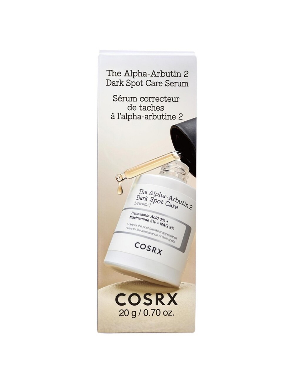 🆕 COSRX Alpha-Arbutin 2 Brightening Dark Spot Serum for Discoloration NIB 20g